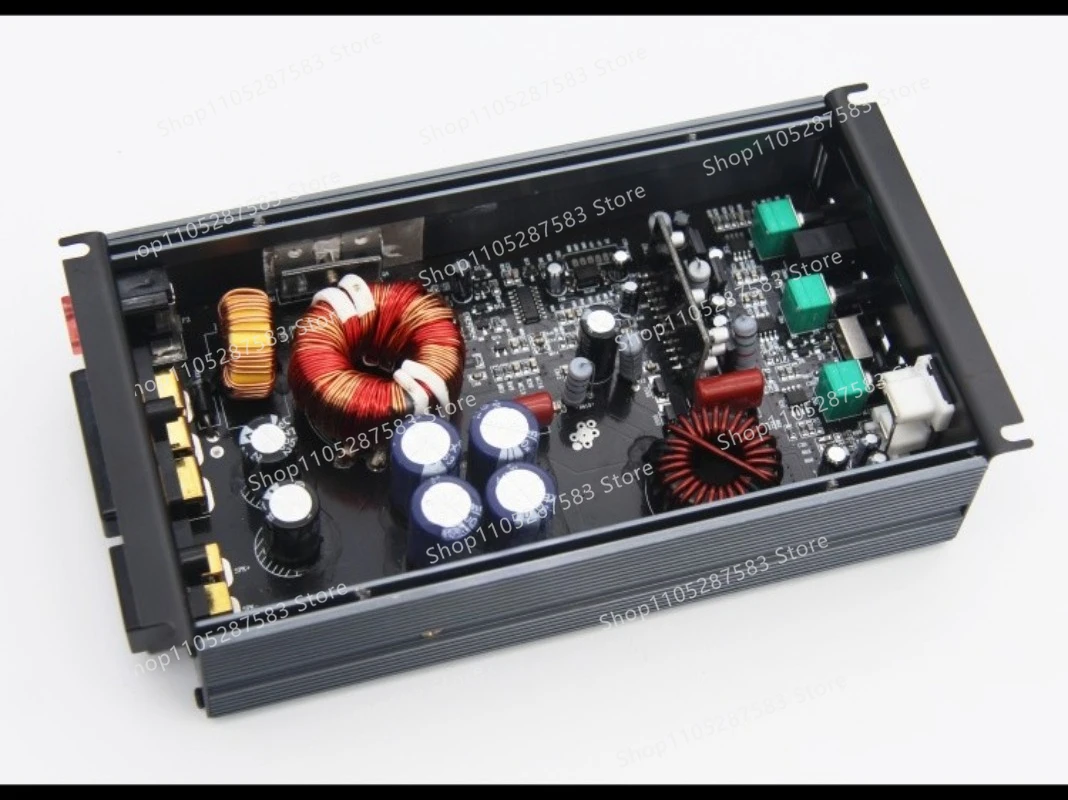 Class D high-power car single-channel digital dual voice coil super-heavy pure bass specially passive subwoofer amplifier 500w