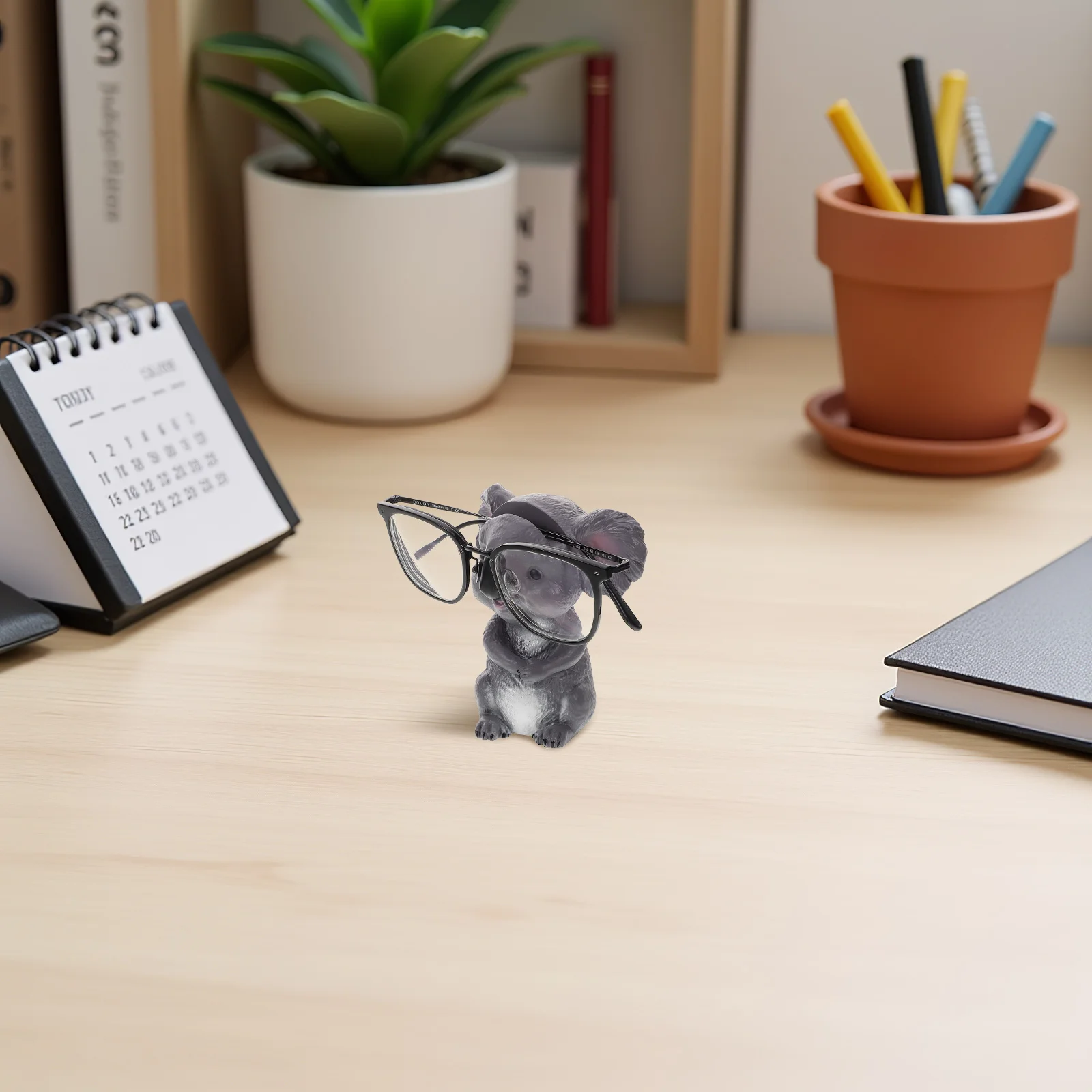 

2Pcs Creative Koala Glasses Holder Stand Animal Shaped Eyeglass Organizer Display Rack Desk Home Office Animal Eyeglass Stand