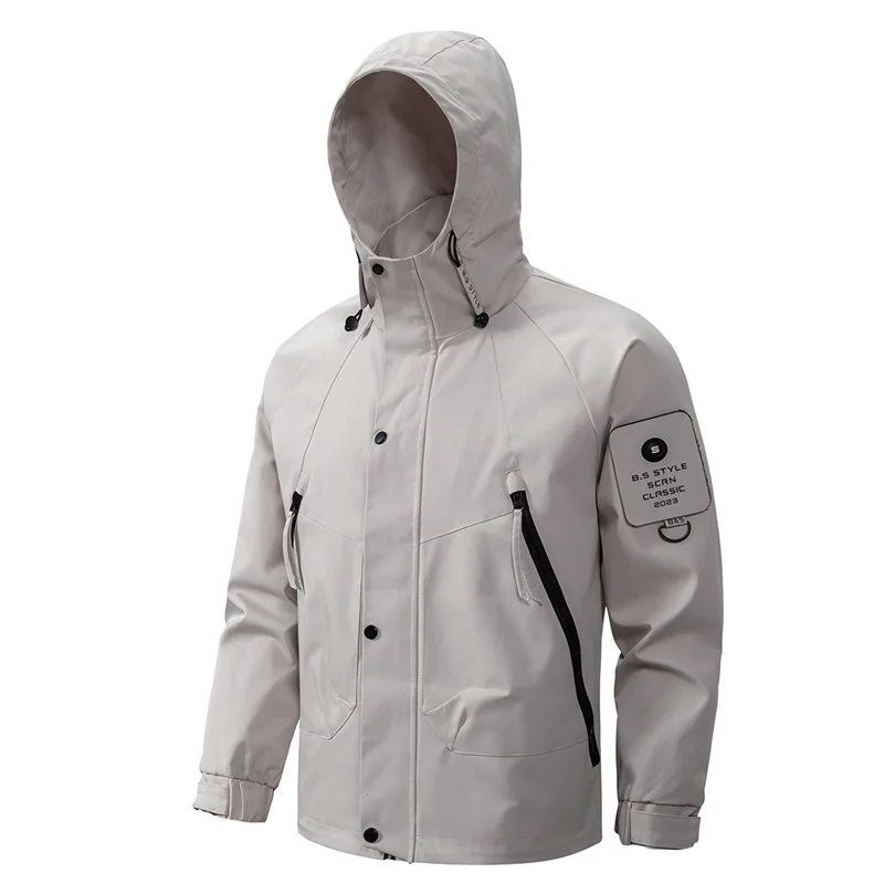 

Camping Hiking Jacket Men Spring Autumn Outdoor Sports Breathable Coats Windproof Jacket Casual Oversize Outdoors Coat