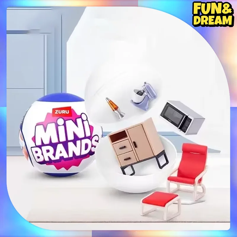 

New Zuru Mini Brands Home Series Home Vintage Of Findertip Collectors Toys Figure Miniverse Action Lucky Figure Birthday Gift