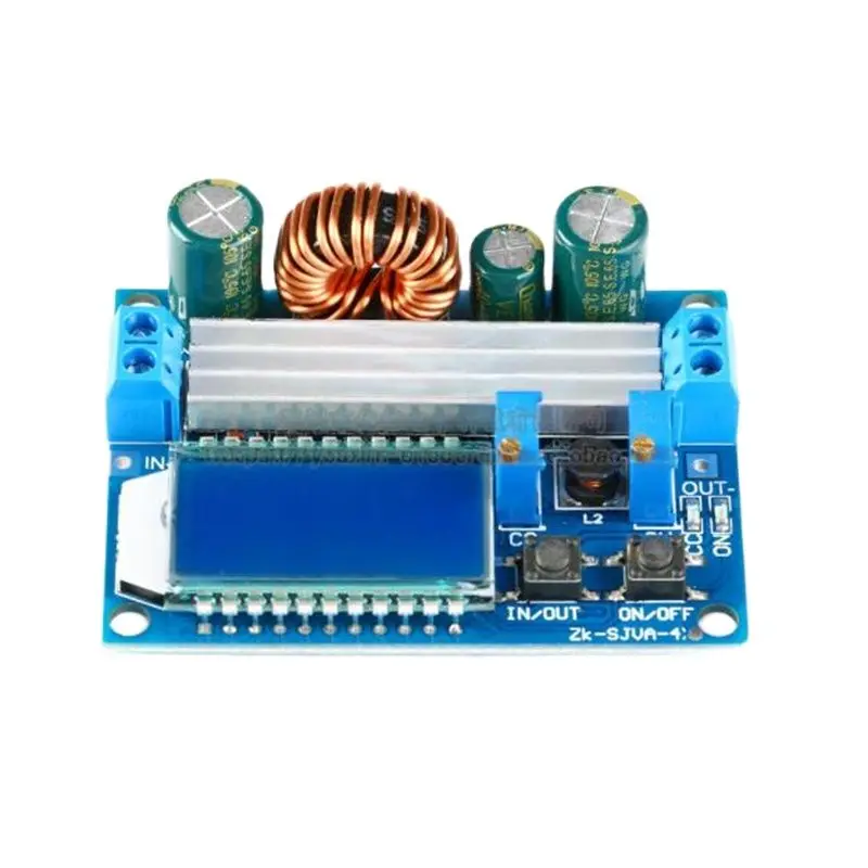 وحدة طاقة منظمة أوتوماتيكية قابلة للتعديل ، جهد وتيار ثابت ، شاشة رقمية LCD ، 4A ، 35W