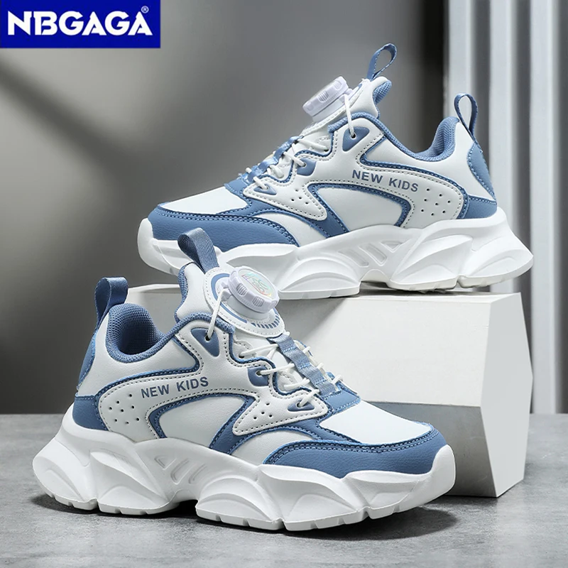 

Fashion Children Shoes Girls Boys Tennis Sneakers Comfortable Kids Sports Shoes Breathable Casual Leather Outdoor Walking Shoe