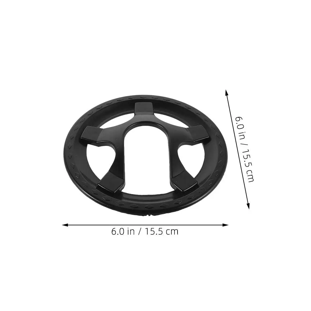 2Pcs Bicycle Chainwheel Guard Black Plastic Universal Sprocket Protector for Road Mountain Fixed Gear Bikes Impact Resistant view 6