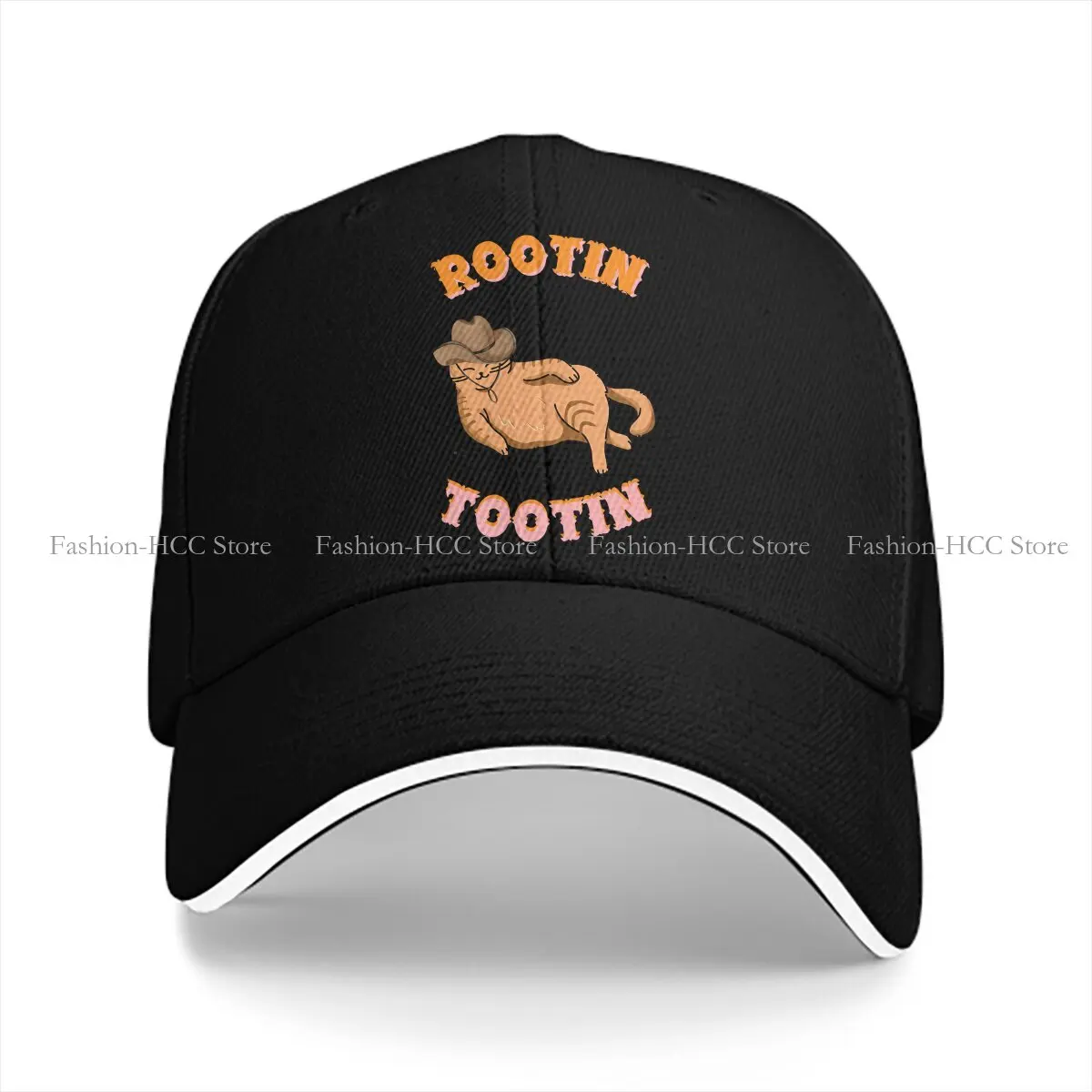 

Cowboy Cat Lazy Baseball Cap Men Hats Women Visor Protection Snapback Rootin Tootin Caps