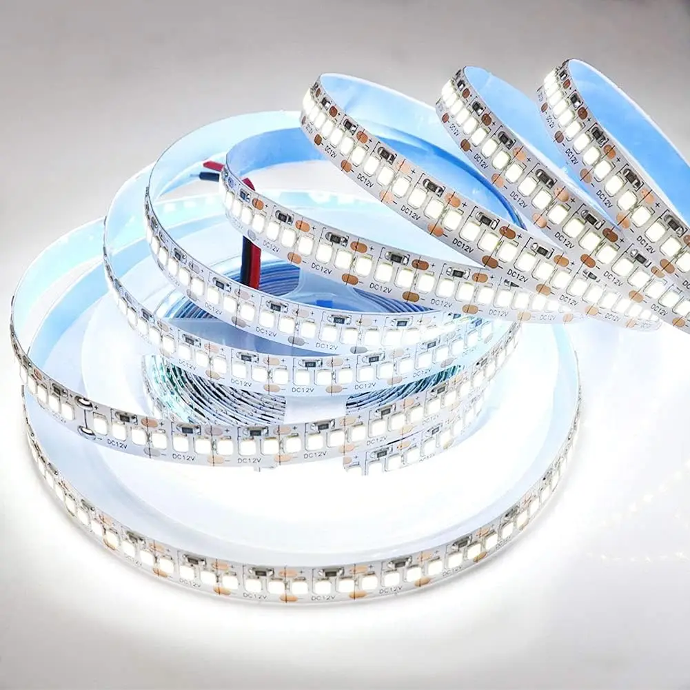 12V 24V LED Strip SMD 2835 1M 2M 3M 4M 5M LED Stripe Tape Light 120LED/M  Warm White Flexible Strip Ribbon Home Decor Light