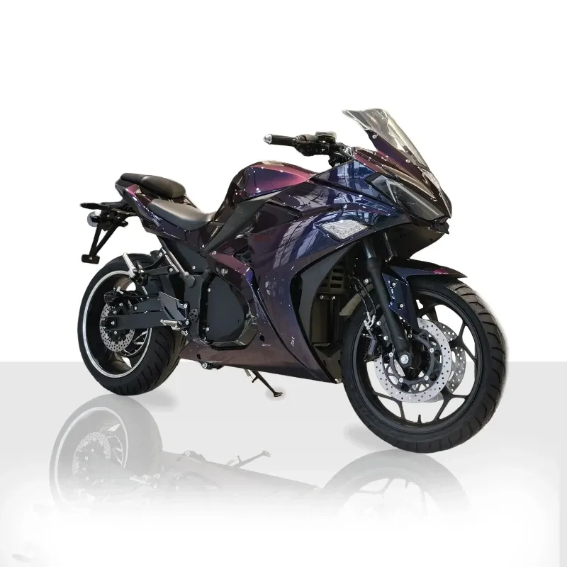 Moto électrique sans balais pour adultes, moto tout-terrain, vélo de course, haute vitesse, légal, rue, 130 km/h