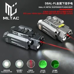 Tactical DBAL PL Hunting Light IR Flashlight Red Dot Laser Pointer Pistol Gloc Hanging IR Laser/LED Strobe Lamp For 20MM Rail