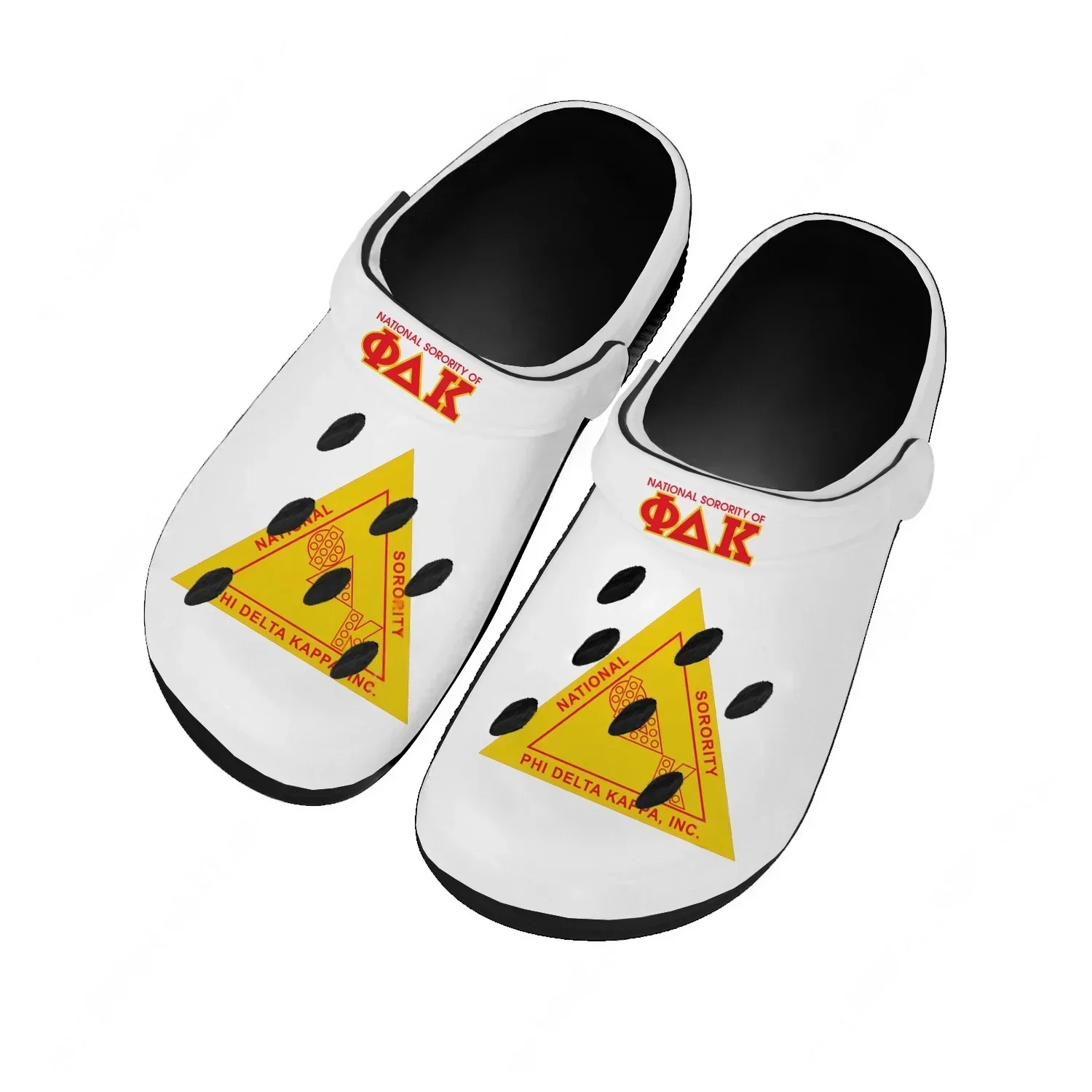 Phi Delta Kappa Sandals Women Teenager Home Fashion Water Shoe High Quality Garden Breathable Comfort Beach Hole Slippers