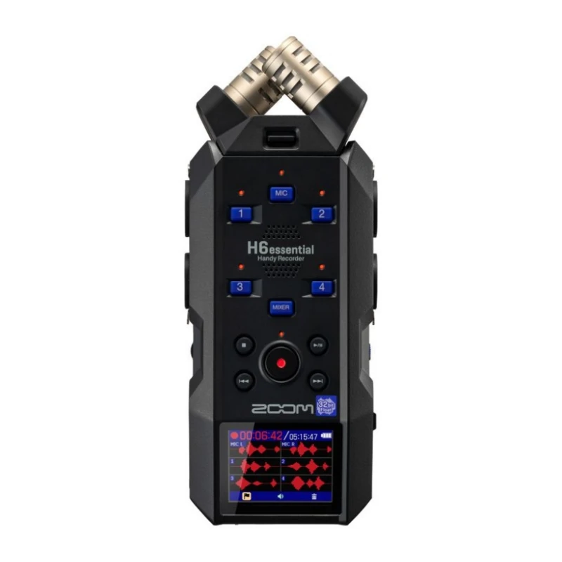 

Zoom H6essential 32-bit Float Recorder With 4 Xlr/trs Combo Inputs For Musicians, Podcasters, Filmmakers