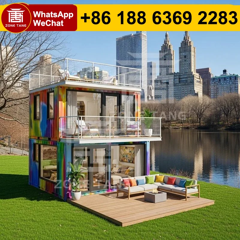 

Будиночок-контейнер для продажи Портативный мобильный домик для продажи DIY Ванная комната Готовые домики Плоский пакет Домашний удобный влагостойкий