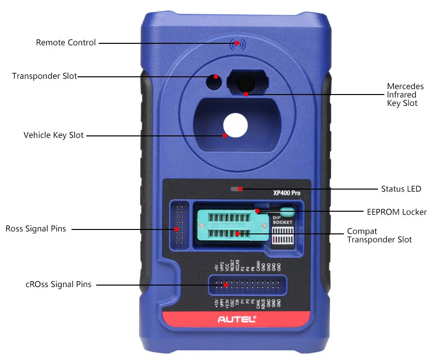 Autel XP400PRO XP400 PRO All-in-One Auto Key Programming Zubehör Tool Schlüsselprogrammierer für Autel IM508S IM608 II Upgrade-Version – Detail 4