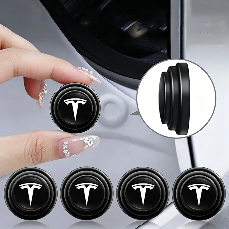 Car Door Trunk Shock Absorbing Anti-Noise Sticker for Tesla Model 3 Highland 2023 Model S Model X Model Y