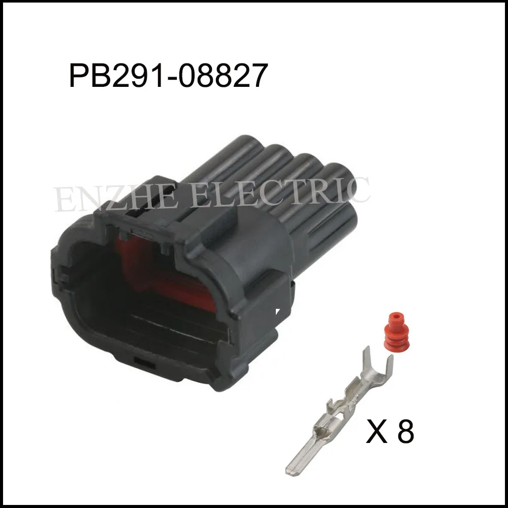 100Set PB291-08827 PB295-08820 automotive Waterproof male female wire connector terminal plug 8 pin socket