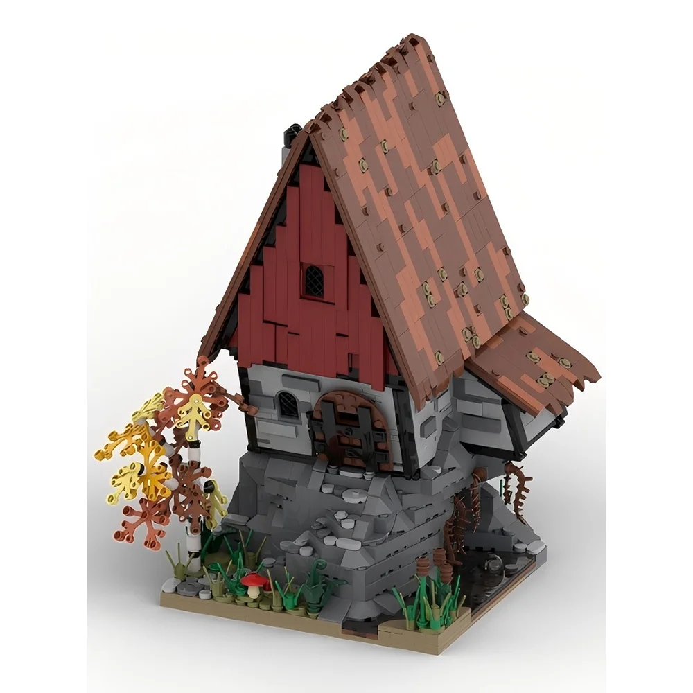 MOC medieval Armory Wizard's Home Creative street view Model Building Blocks Architecture Assembly Model Toys Gift