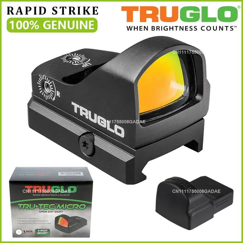 

Оригинальный коллиматорный прицел TRUGLO TRU·TEC 1×23 мм, компактный, с красной точкой, для пистолетов и ружей, с креплением на планку Пикатинни 20 мм