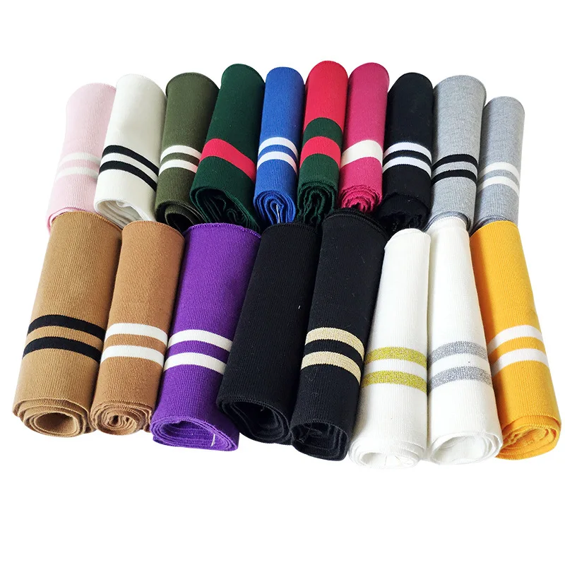 

1 * 1 Spring and Autumn Winter Knitted Fabric Jacket Cuffs Hems Pants and Hemp Closure Accessories (sold By Size 0.91m/size)