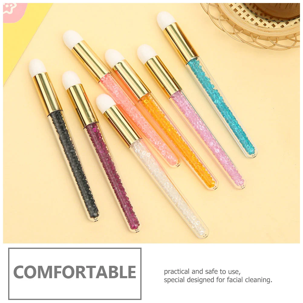 7Pcs Comfortable Face Care Brush Deep Cleansing Nose Pore Cleaner Blackhead Skin Brush Pore Cleaning Tool Facial Cleaning Tool