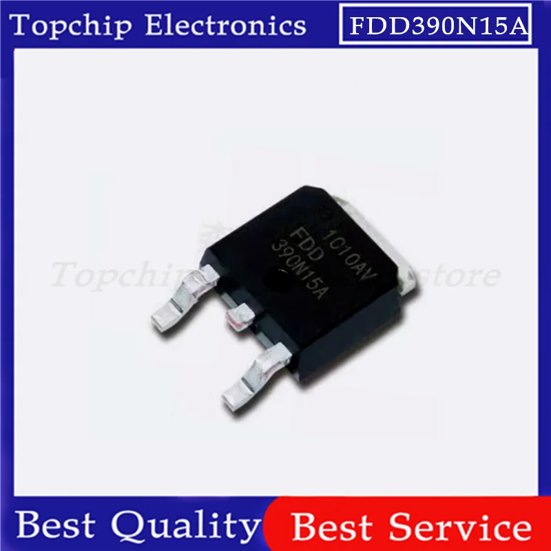 

5pcs FDD390N15A FDD390N15ALZ 390N15A TO-252