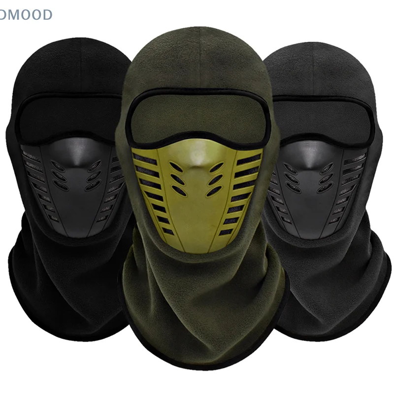 

Motorcycle Mask Fleece Thermal Face Mask Keep Warm Moto Riding Balaclava Motorbike Biker Winter Windproof Ski Mask Men Women