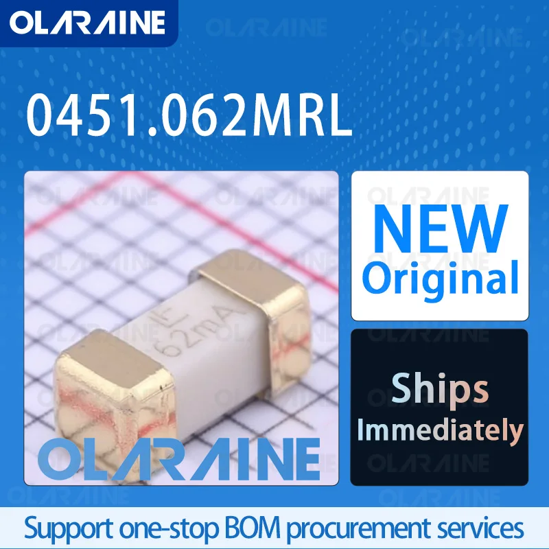 1/5/10Pcs 0451.062MRL SMD Original 100%new Surface Mount Fuse 125VAC 0.062A 5.5ohms 451 NANO2