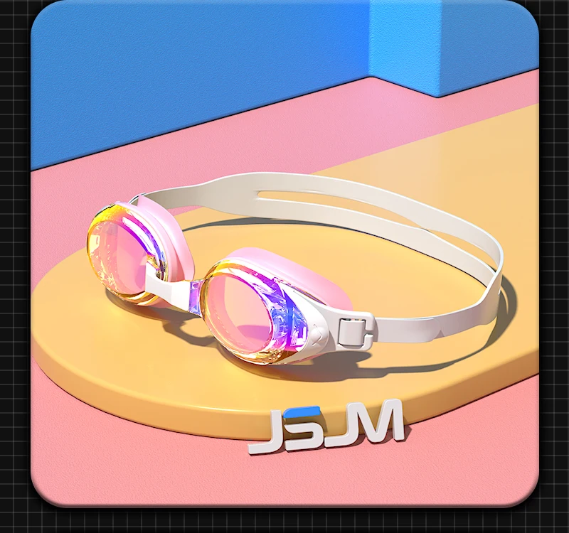 JSJM Professionelle Antibeschlag-Schwimmbrille für Erwachsene – UV-Schutz, verstellbare Silikon-Passform für Männer und Frauen, Unisex-Design – Detail 12