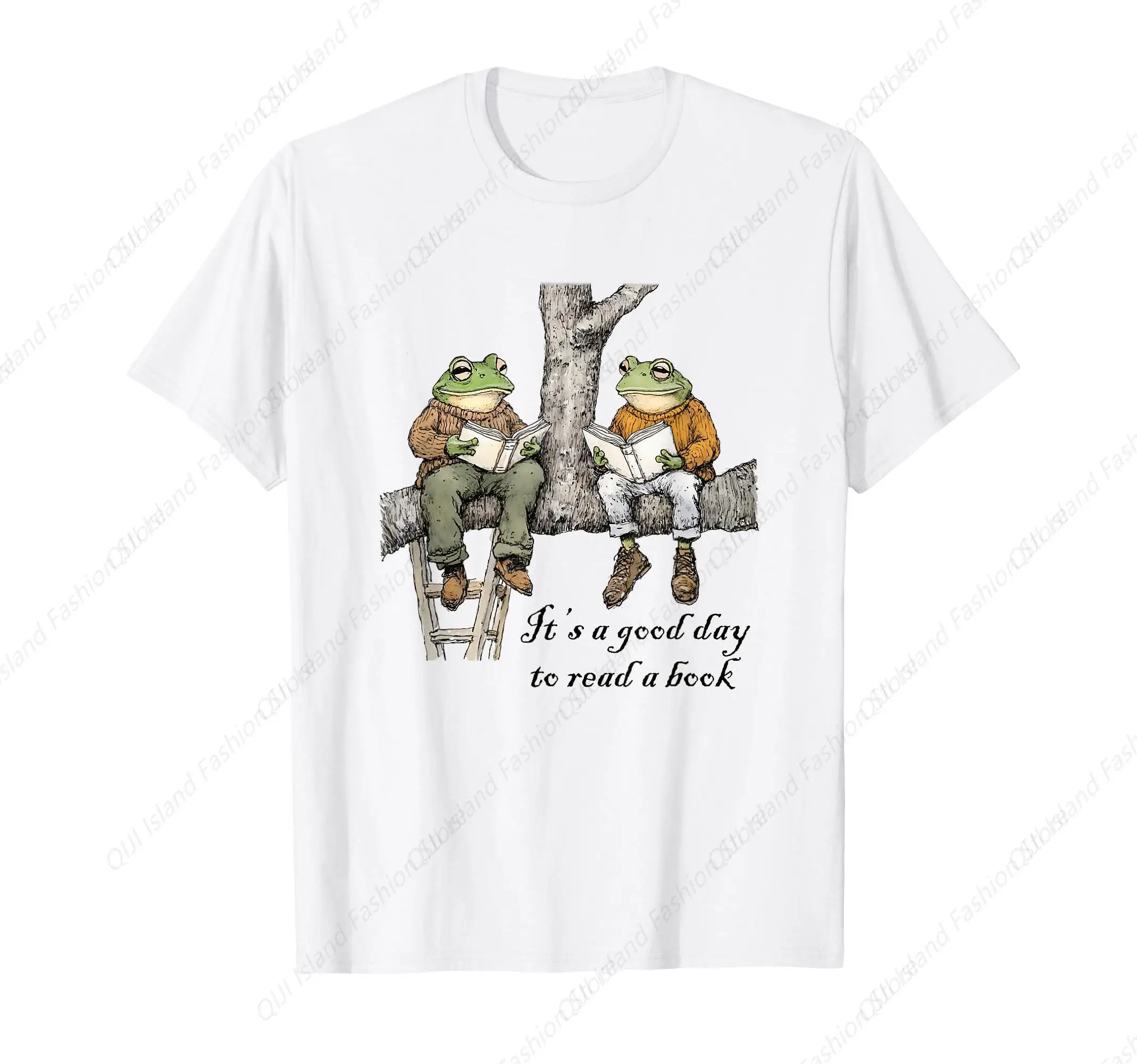 

It's A Good Day To Read A Book Funny Frog Toad T-Shirt