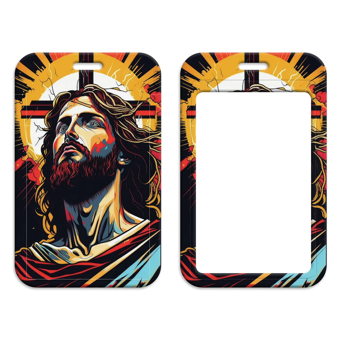 Jesus Lanyard Card Holder Neck Strap for key ID Card Student Straps Badge Holder DIY Hanging Rope Keyring Accessories Gifts