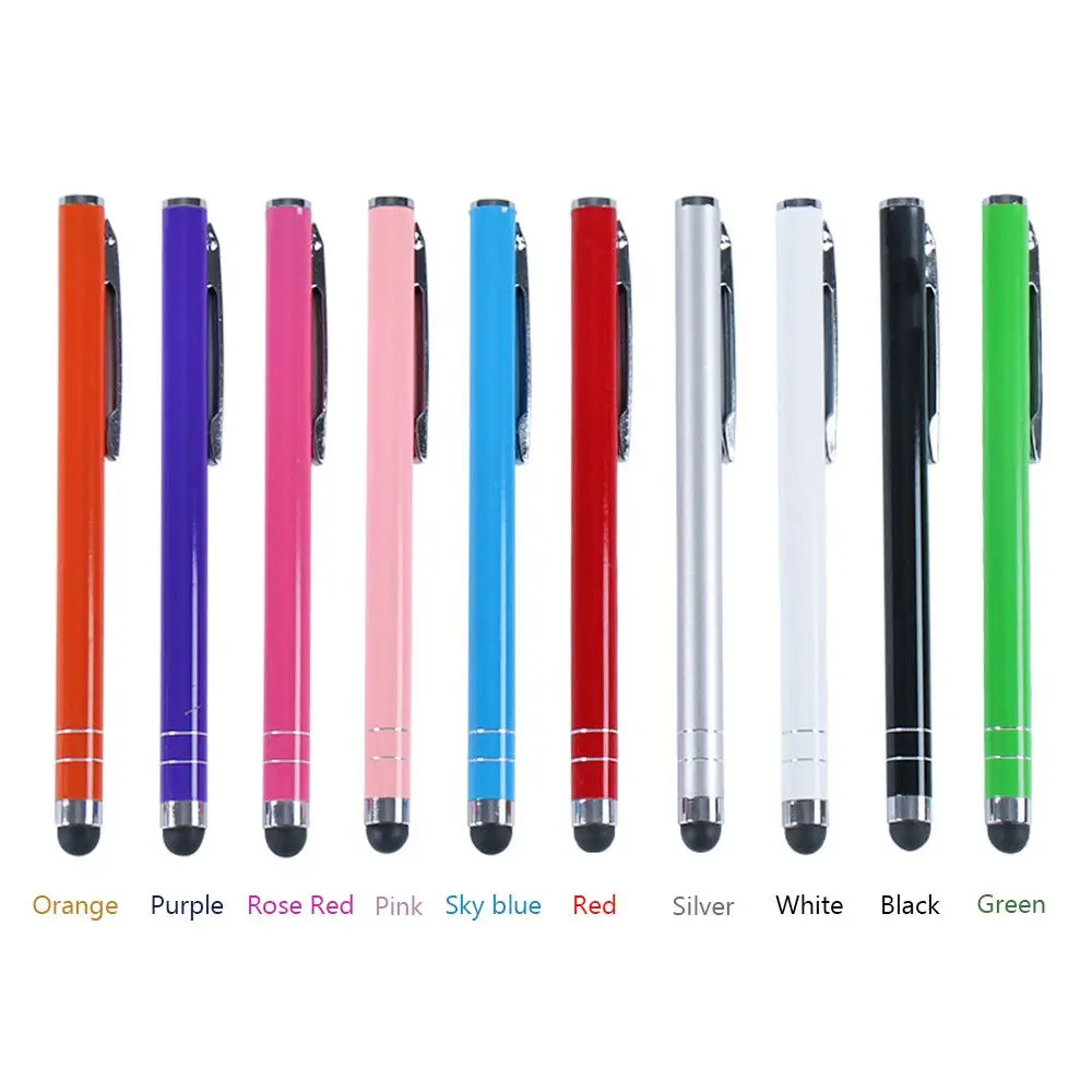 High Precision 10 Colors Universal Tablet Stylus Metal Capactive Pen For IPad IPhone PC Mobile Phone Touch Screen Pen