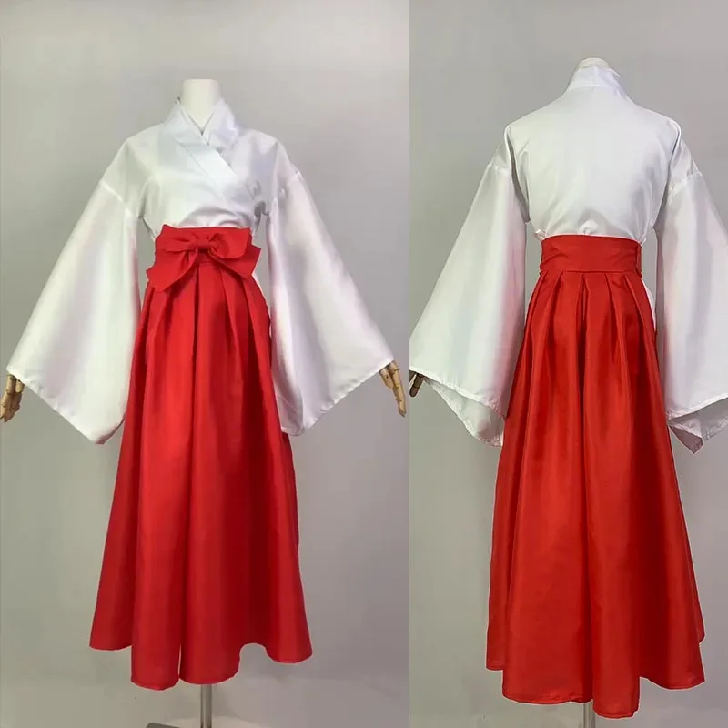 Disfraz de Iori Utahime, disfraz de Anime japonés, pantalones rojos y blancos, falda, tocado, peluca para Comic Con Iori Utahime, Kimono
