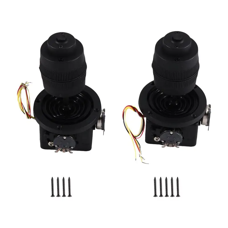 A02M-JH-D400X-R2 4 Axis Joystick Potentiometer Momentary Button For Home-Brewed USB Mouse Device,Manually Calibrate, 2PCS