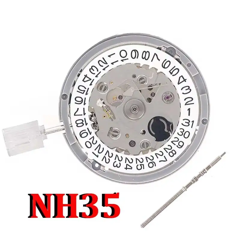 Japan's new high-end high-precision mechanical automatic watch movement with 24 gemstones NH35 35A