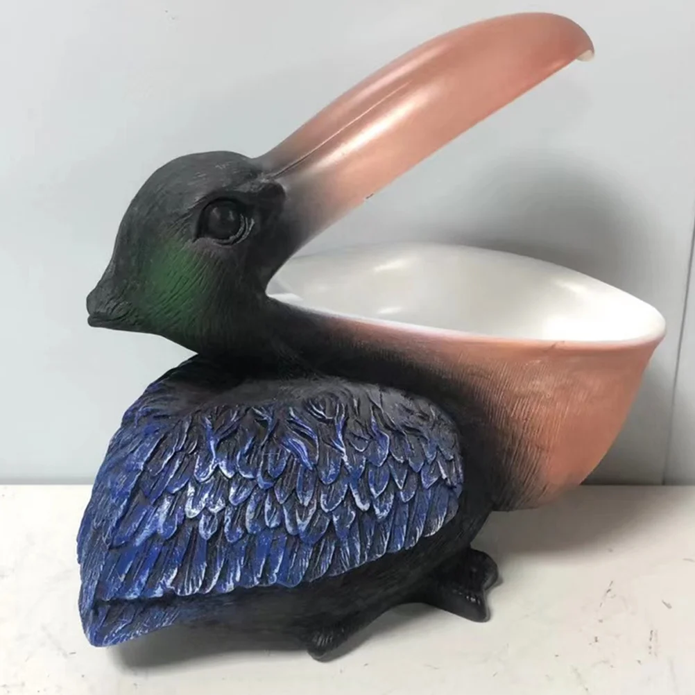 

Toucan Shaped Resin Key Holder Sundries Storage Container Table Top Decor for Living Room Study Room Dresser Bathroom Desktop