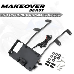 Fit For Honda NC750 x NC750X 2016 2020 2019 2018 2017 Motorcycle Navigation Support Wireless Charger Phone Holder