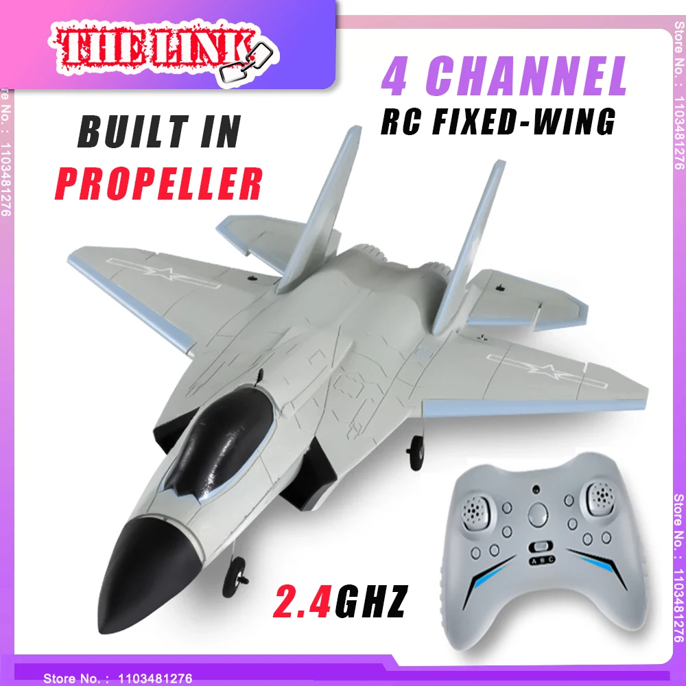 Rc Fixed-wing J-35 4 channel Big Size Bypass Fighter Brushless Aircraft Model Remote Control Aircrafts Model Outdoor Toys Fx9631