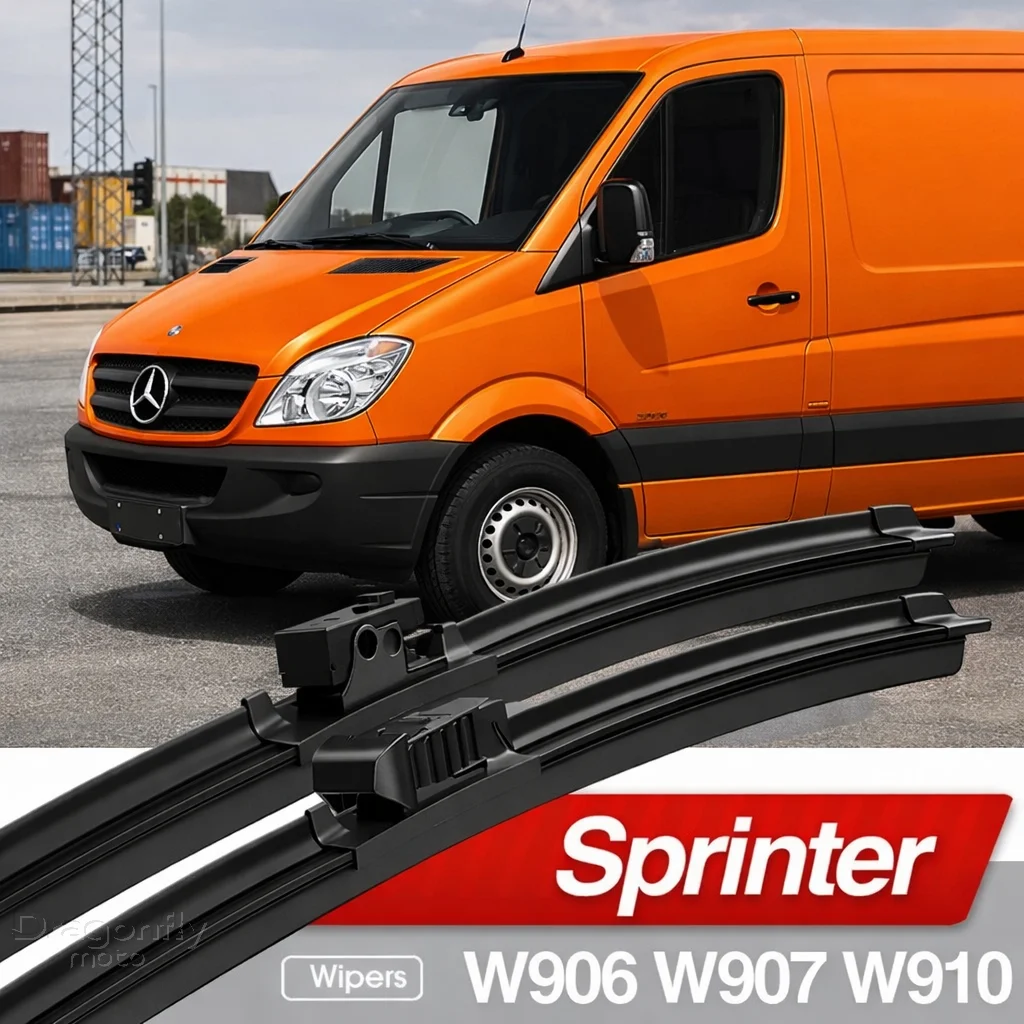 

Щетки стеклоочистителя переднего стекла, 2 шт., аксессуары для окон, 2007-2019, для Mercedes Benz Sprinter W906 W907 W910 2006-2023