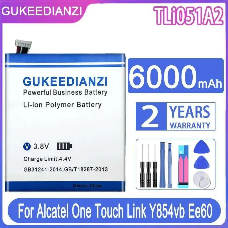 

Аккумулятор маршрутизатора Safe для Alcatel One Touch Link Y854vb Ee60 Tli051a2 6000 мАч