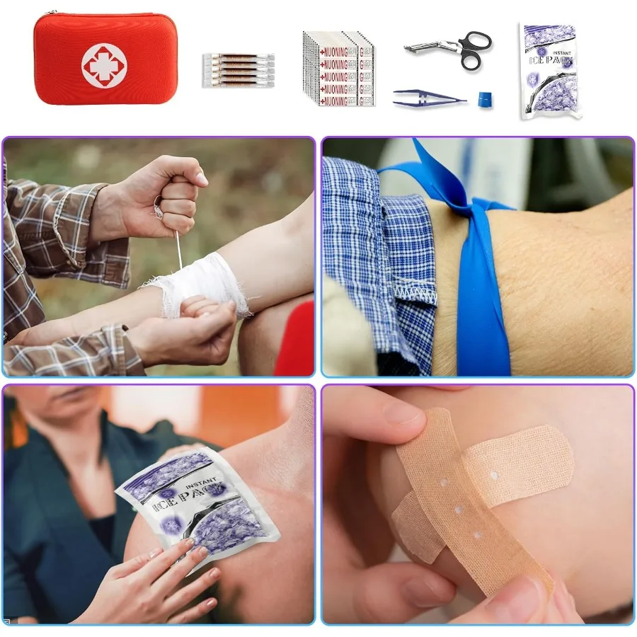سيارة الإسعافات الأولية 275 قطعة بقاء والعتاد المنزل السفر حجم طقم الطوارئ الصغيرة التكتيكية المشي لمسافات طويلة إيفا التخييم أساسيات على ظهره Sp
