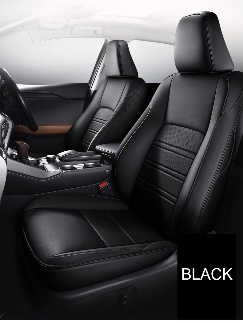 Maßgefertigte Autositzbezüge und Zubehör für 5 Sitze, Komplettset, hochwertiges Leder für Jeep Grand Cherokee, Compass, Wrangler. – Detail 22