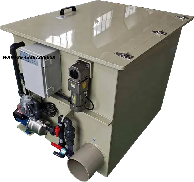 10T Koi Fish Pond Seaweed Filter Rotary Drum Filter Equipment Drum Filter Aquaculture Fish Farming