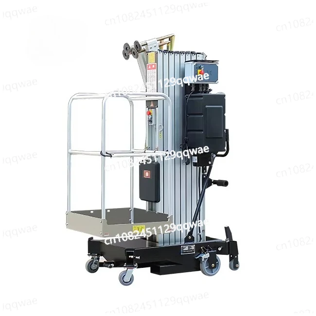 4 meters 6 meters 8 meters 150 kg cheap vertical mast lift small human lift hydraulic telescopic electric ladder lift