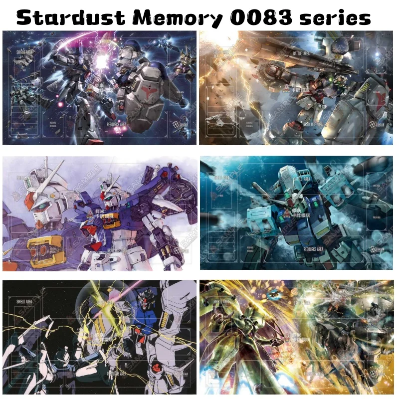 Stardust Memory 0083 Series GCG Gundam GP02 Ядерный запуск 600x350 мм игровой коврик для одного игрока Battle Duel резиновый настольный коврик подарки