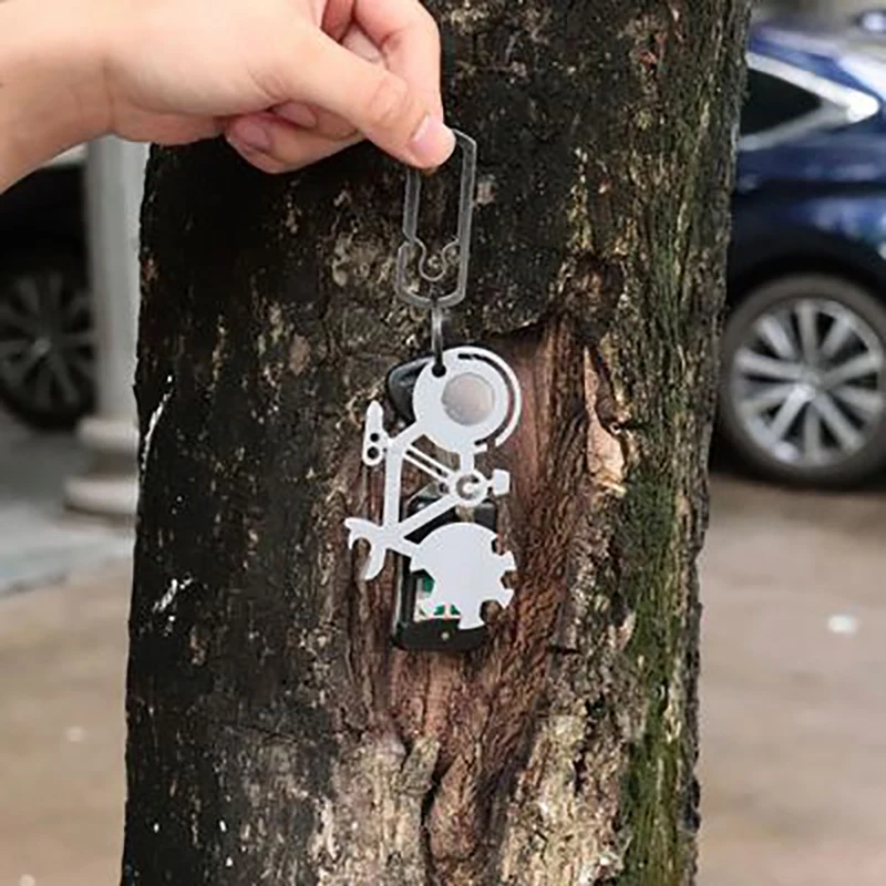 Dụng Cụ Sửa Xe Đạp Cờ Lê Vặn Vít Mở Cắt Cờ Lê Lục Giác Kết Hợp Móc Khóa Xe Đạp Hình Ngoài Trời Di Động Dụng Cụ