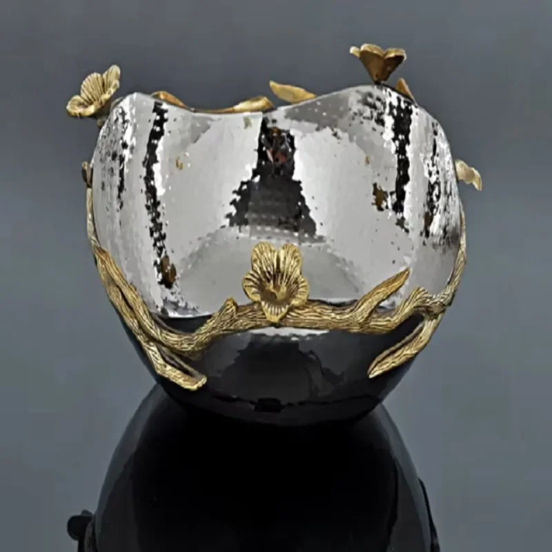 Stainless steel bowl with gold foil, easy to use, practical and durable, good quality