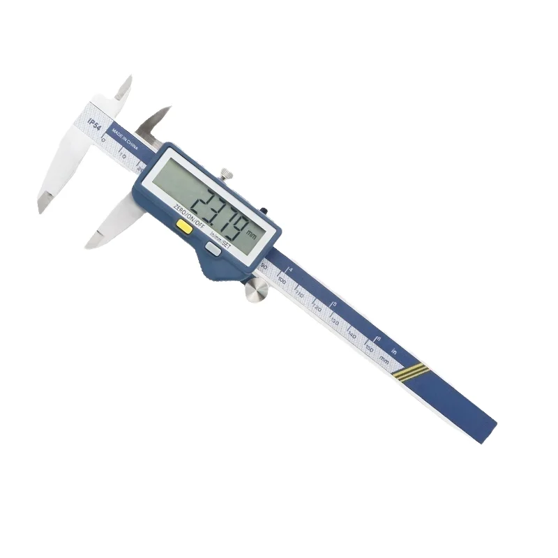 

SHAHE Large Screen Digital Caliper Built-in Wireless 0-150mm Range Stainless Steel Micrometer 150/200/300mm Measuring Capability