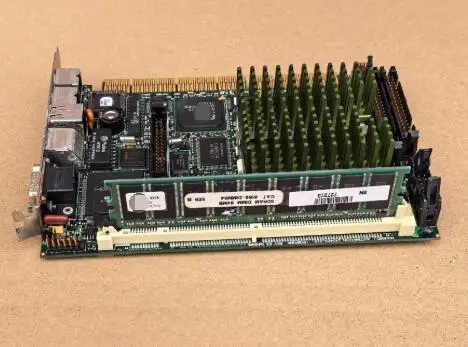 140420-010 100% OK オリジナル IPC ボード PCISA スロット産業用マザーボードハーフサイズ CPU カード PICMG1.0 CPU RAM