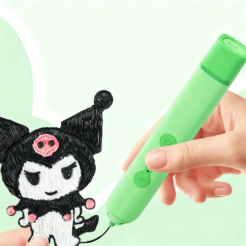 Low Temperature 3D Pen 3D Printing Pen Kids Safe Children 3D Drawing Pen Student DIY Doodle Art Pen Birthday Christmas Gift