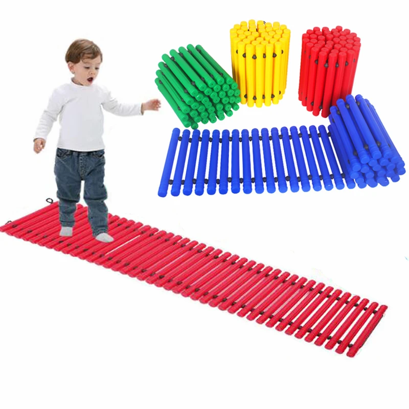 148cm Balance Trail Kids Stepping Pathway Balance Board  Zabawki Dla Dzieci Giochi Bambini Children Games Toys For Boys Girls