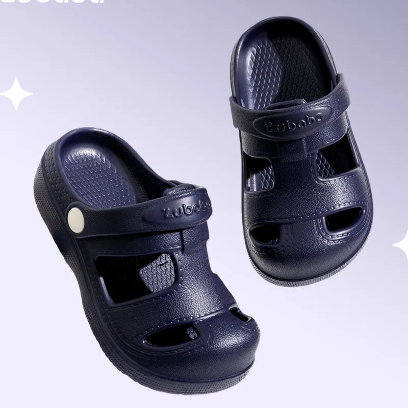 2026 Solid Kids Slippers Summer EVA Casual Clogs Shoes For Baby Boys Girls Waterproof Soft Bottom Children Beach Slippers
