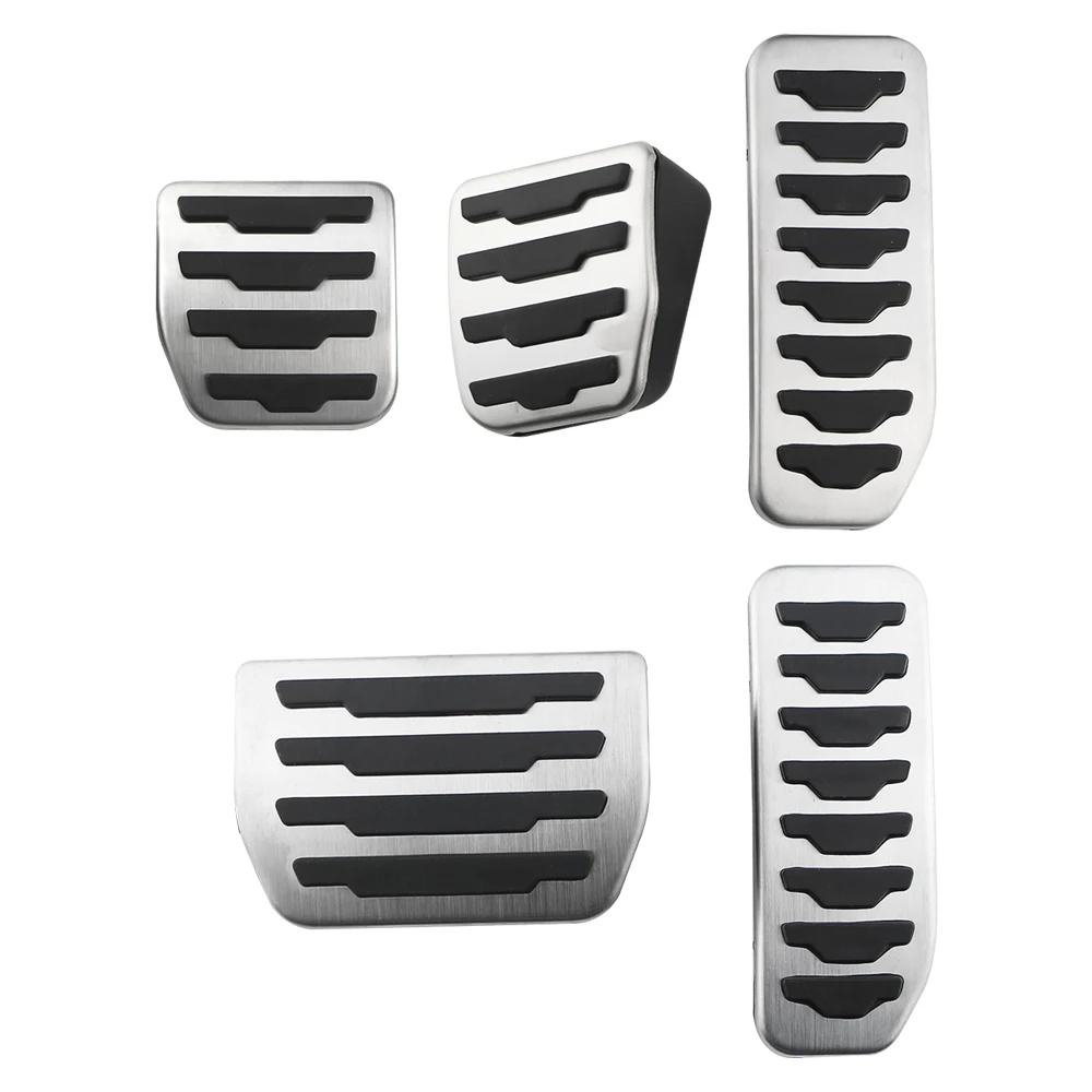 

AT MT Car Pedal Protection Cover for Land Rover Freelander 2 LR2 2010 - 2018 Dead Pedal Covers Car Pedals Stainless Steel