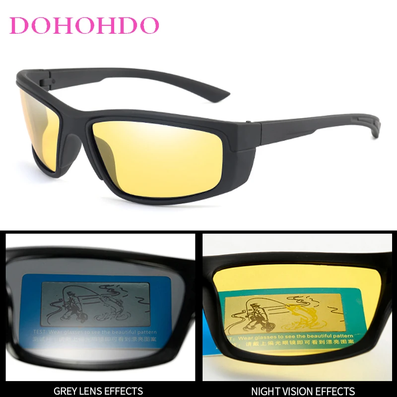 Picture 3: Brand Driver Night Vision Goggles Men Woman Polarized Sunglasses Anti Glare Car Driving Glasses Eyeglasses UV400 Gafas De Hombre